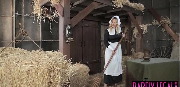  Amish babe Blair Williams saves the heritage with her pussy